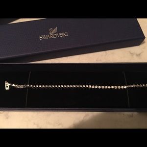 Swarovski Crystal Silver and Stone Bracelet